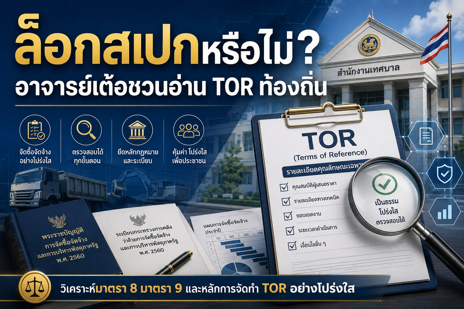 ล็อกสเปกหรือไม่? โดย อาจารย์เต้อ